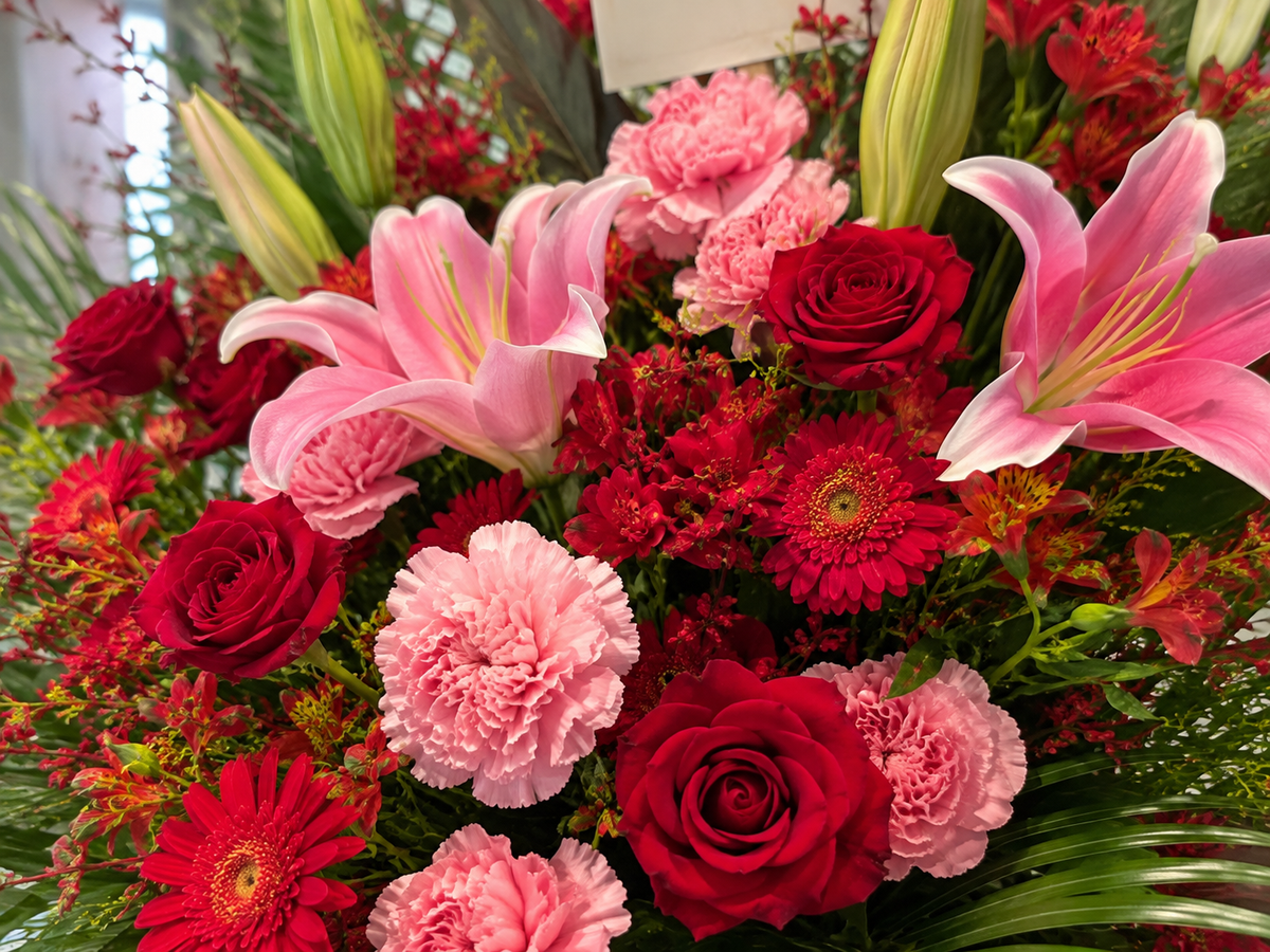 スタンド花１段